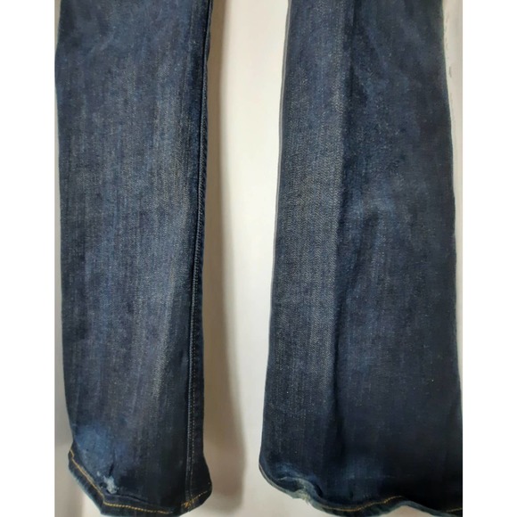 American Eagle Artist Stretch Dark Blue Jeans - Picture 5 of 9